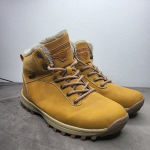 Quatchi Women's Winter Hiking Boots Faux Fur Lining Khaki Size US 9 / 9.5 EUR 40